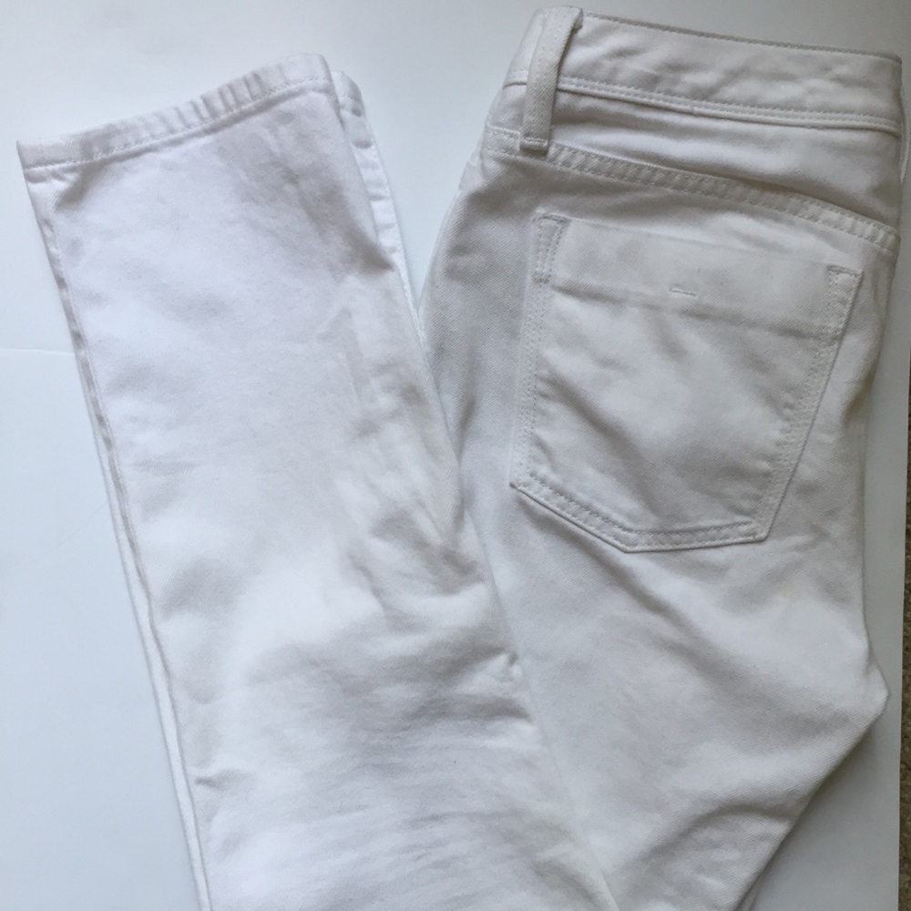 Banana Republic White Skinny Jeans